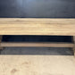Larger X Trestle Oak Farmhouse Dining Table