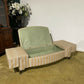 Vintage Floral Upholstered Ottoman5