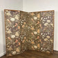 Vintage Four Panel Folding Bedroom Screen / Room Divider
