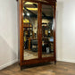 Antique French Louis XV Style Mirrored Armoire