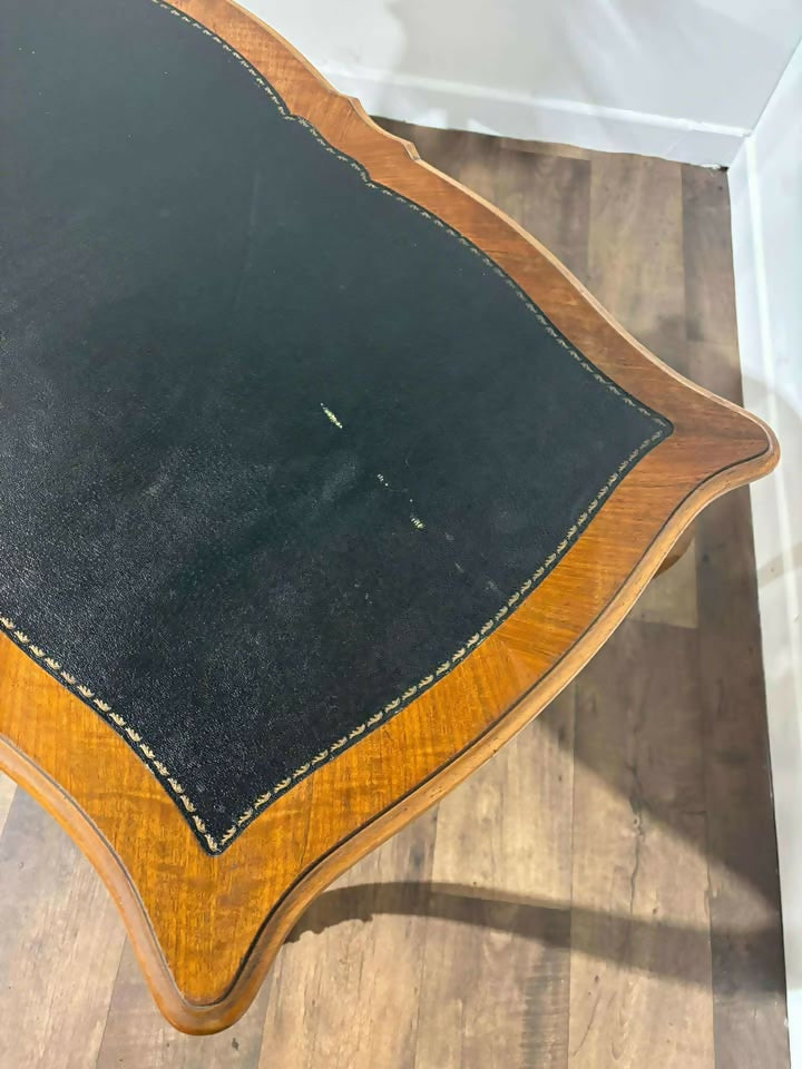 Reproduction Kingwood Marquetry Inlaid Bureau Plat