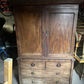 Large Gothic Linen Cabinet Cupboard