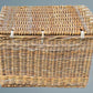 Large Antique Wicker Basket /log Basket