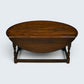 Old Charm Oak Drop Leaf Long Oval Coffee Table Light Oak 2144 FREE UK Delivery