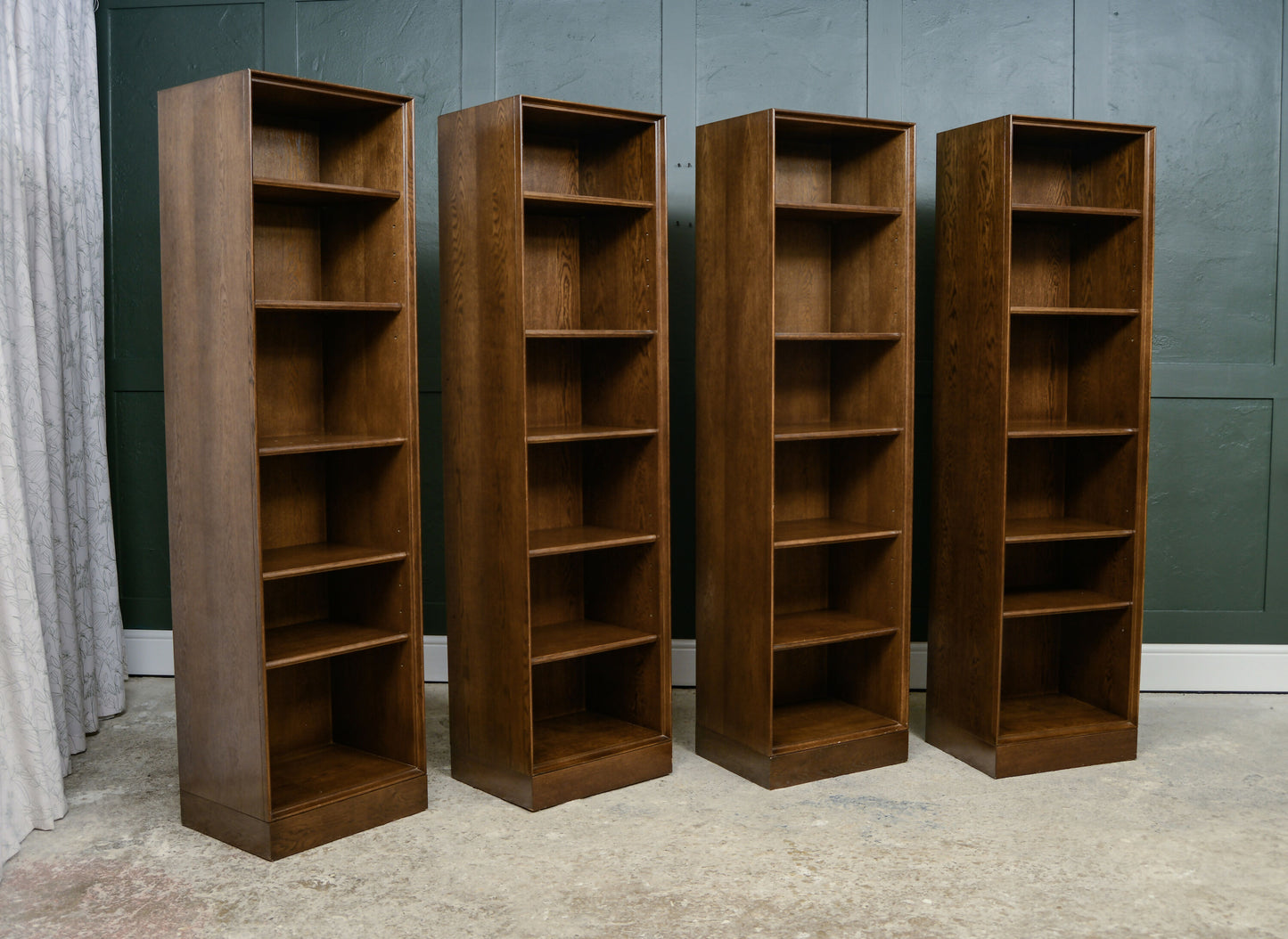 4 x Modular Oak Bookcases by Karimoku Furniture - Jap