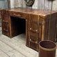 Luxury Hand Dyed Colonial Style Leather Office Desk