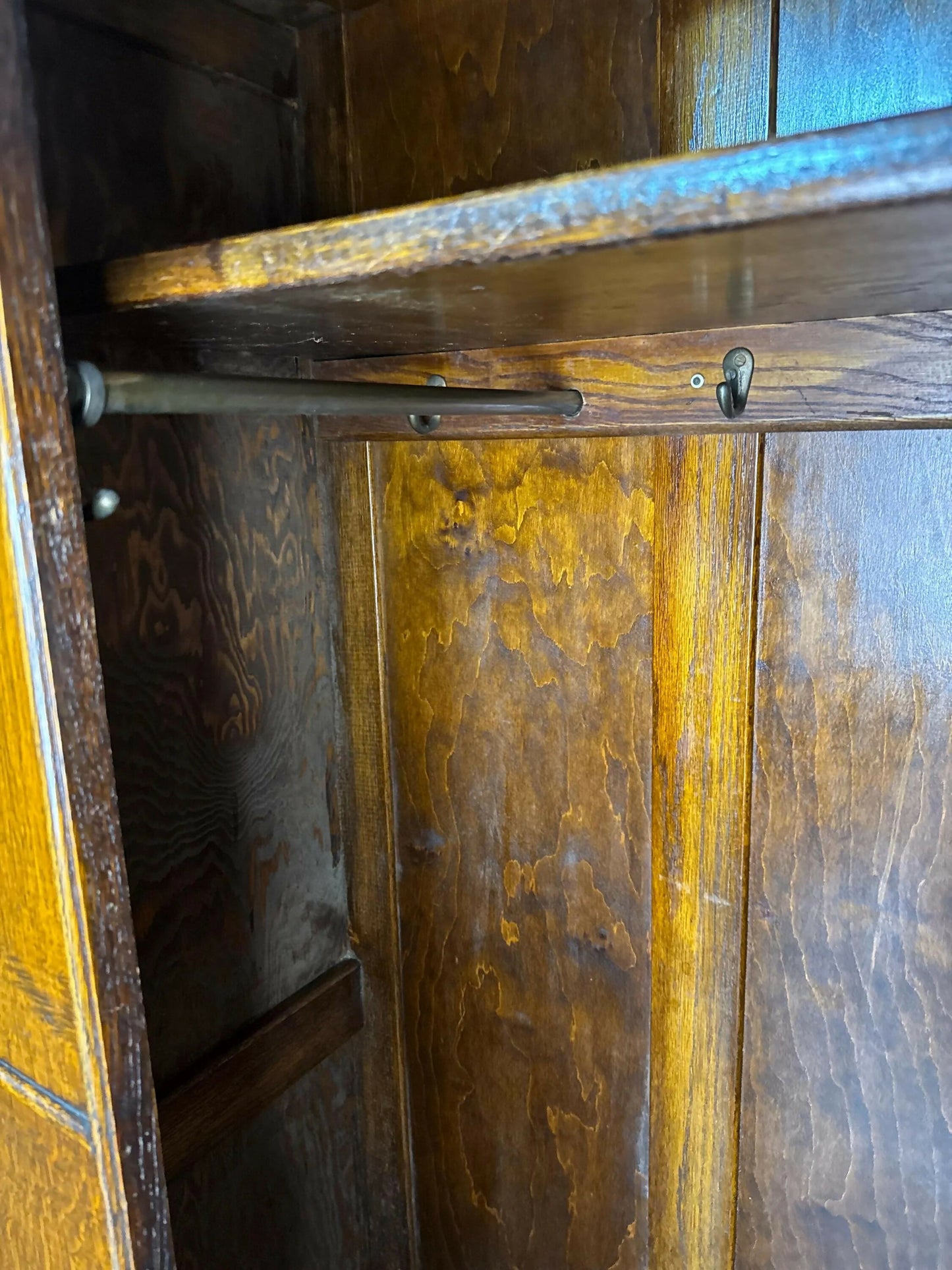 Mid century retro vintage art deco wardrobe mirror