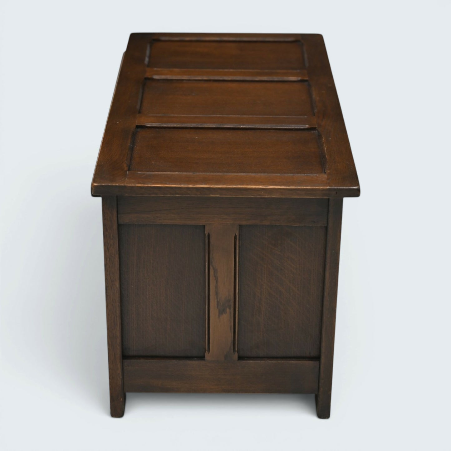 Oak Blanket Box / Coffee Table Carved Front Traditional Finish FREE UK Delivery