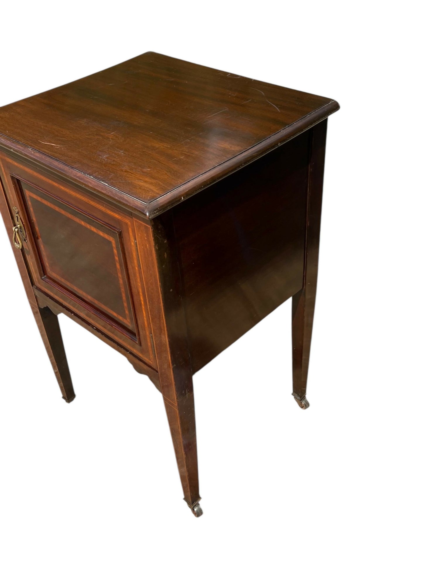 Antique Mahogany Edwardian bedside cupboard