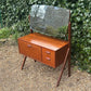 Vintage 1960's Ølholm Møbelfabrik Teak Vanity Table