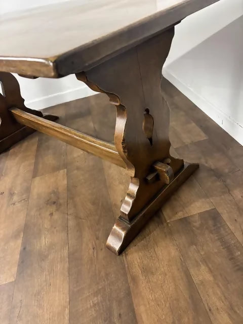 Vintage Oak Refectory Style Dining Table