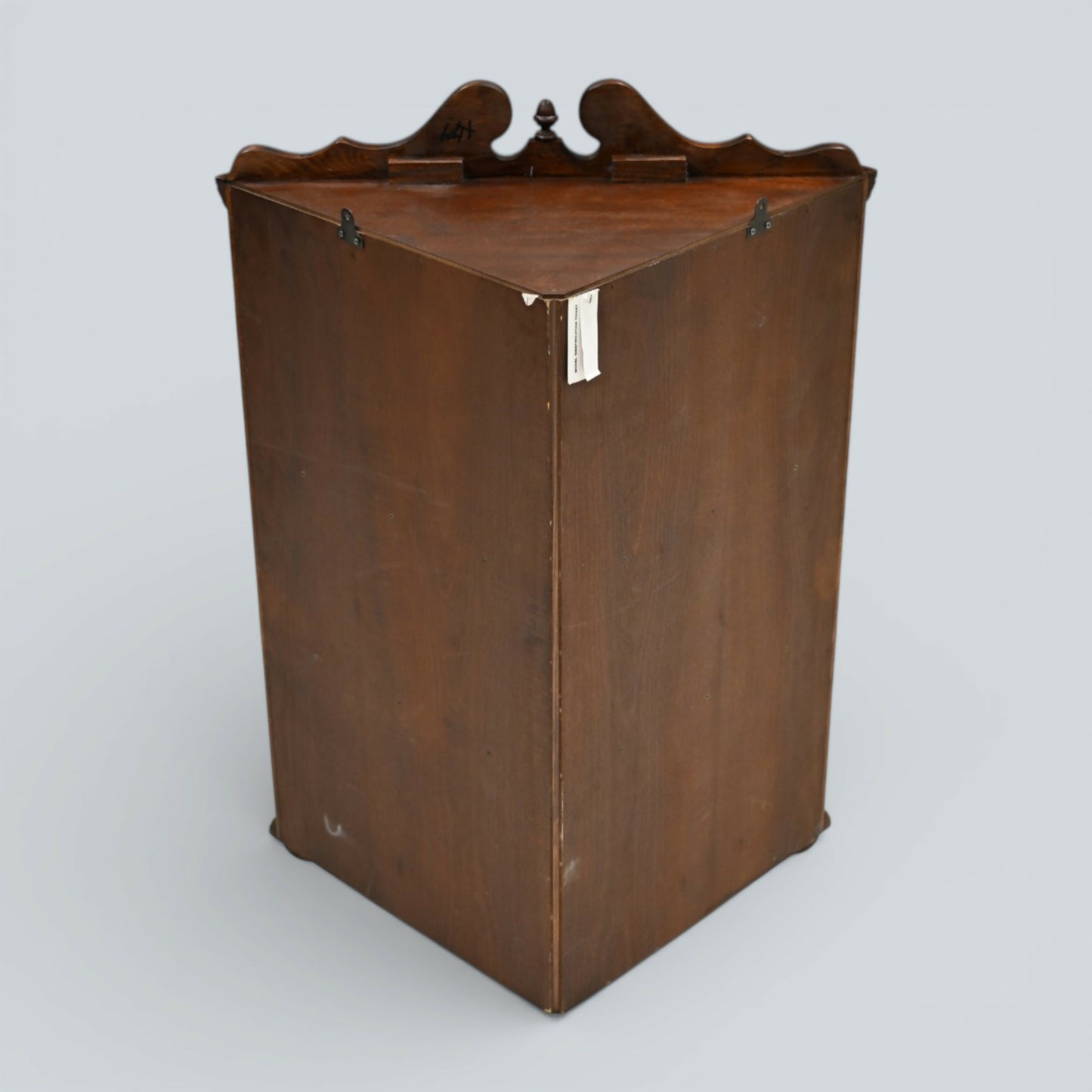 Old Charm Hanging Corner Display Cabinet Leaded Glass Tudor Brown *FREE Delivery