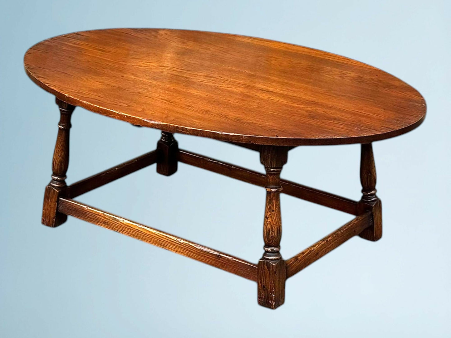 Large Solid Oak Coffee Table