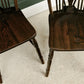 4 Elm & Ash Wheel back Windsor Dining Chairs