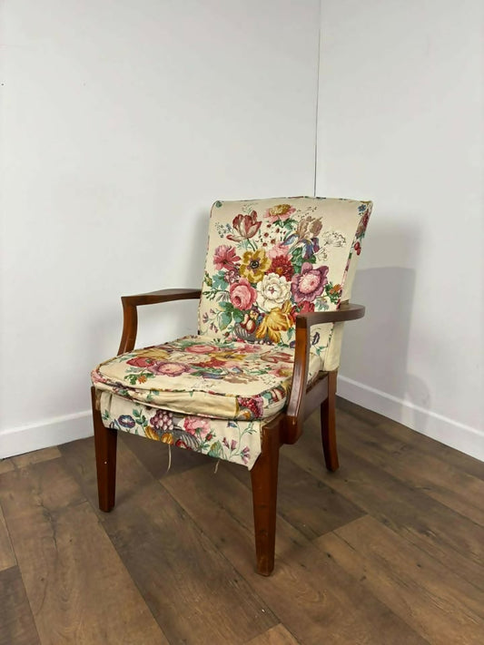 Vintage Parker Knoll Beech Fireside Chair