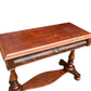 Antique Mahogany 19th C stretcher table desk