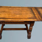 Titchmarsh & Goodwin Oak Draw Top Extending Dining Table / Draw Leaf Table