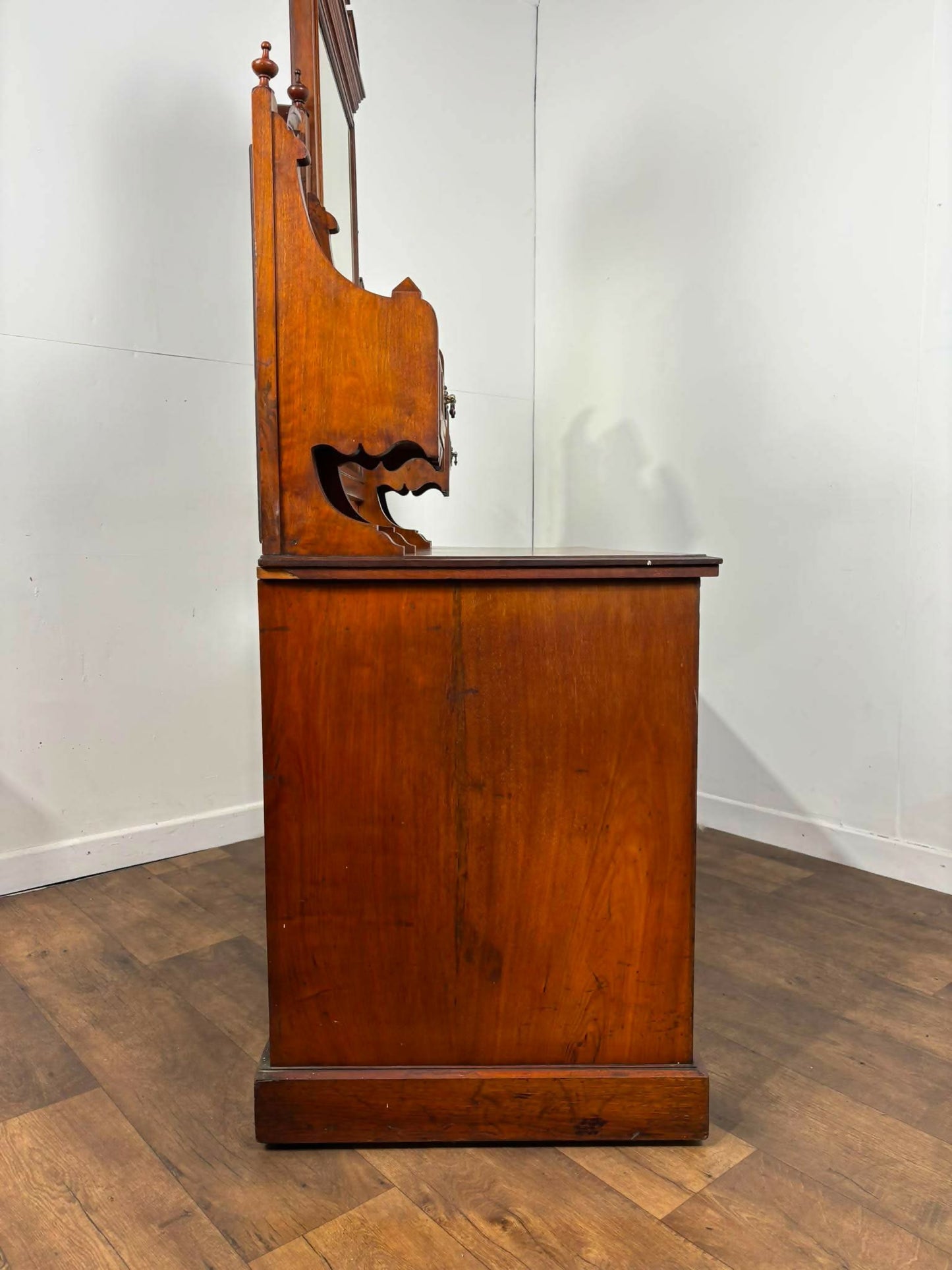 Edwardian Mahogany Twin Pedestal Dressing Table