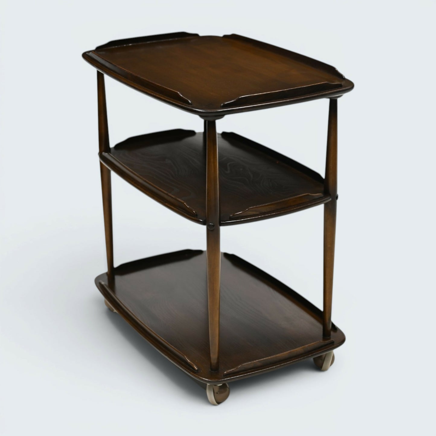 Ercol 3 Tier Serving Table Trolley Very Good Condition FREE Nationwide Delivery