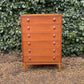 Vintage Tallboy Mid Century Danish Teak Dresser Chest Of Drawers