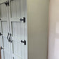 Rustic farmhouse style pantry/larder cupboard.