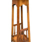 Arts and Crafts Oak Pedestal display Jardiniere stand