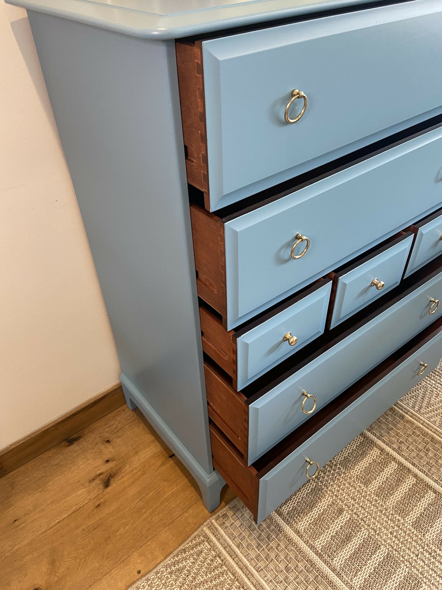 NOW SOLD Stag Seven Drawer Tallboy