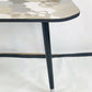 Vintage Mid Century contoured coffee table - Tapered legs, iconic design