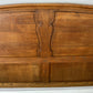 Bed Vintage French Louis XVI Oak Double Bed Frame Carved Headboard LOT 6382