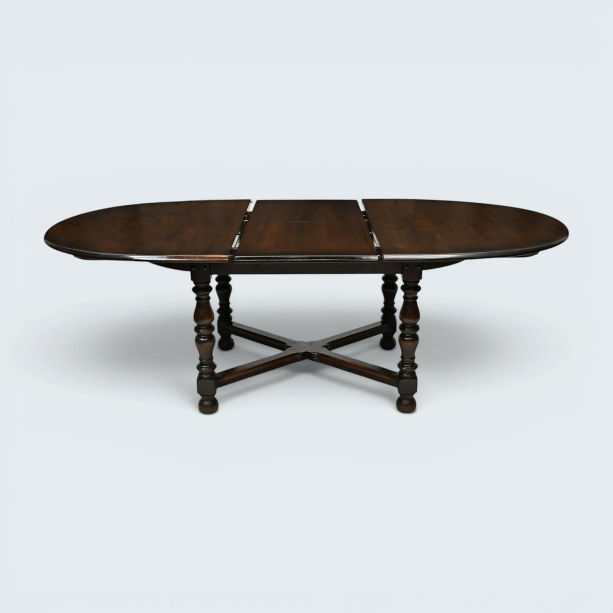 Ercol Woburn Extending Dining Table D End Seats 10 Model 705 Dark FREE Delivery