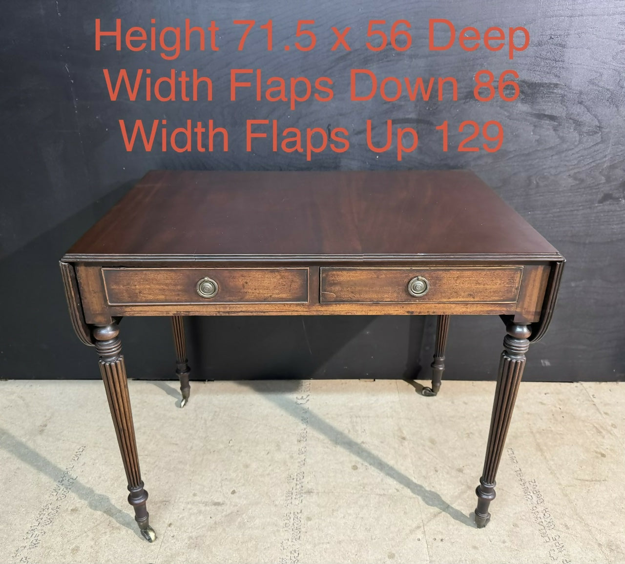 Gillows Style Georgian Sofa Table