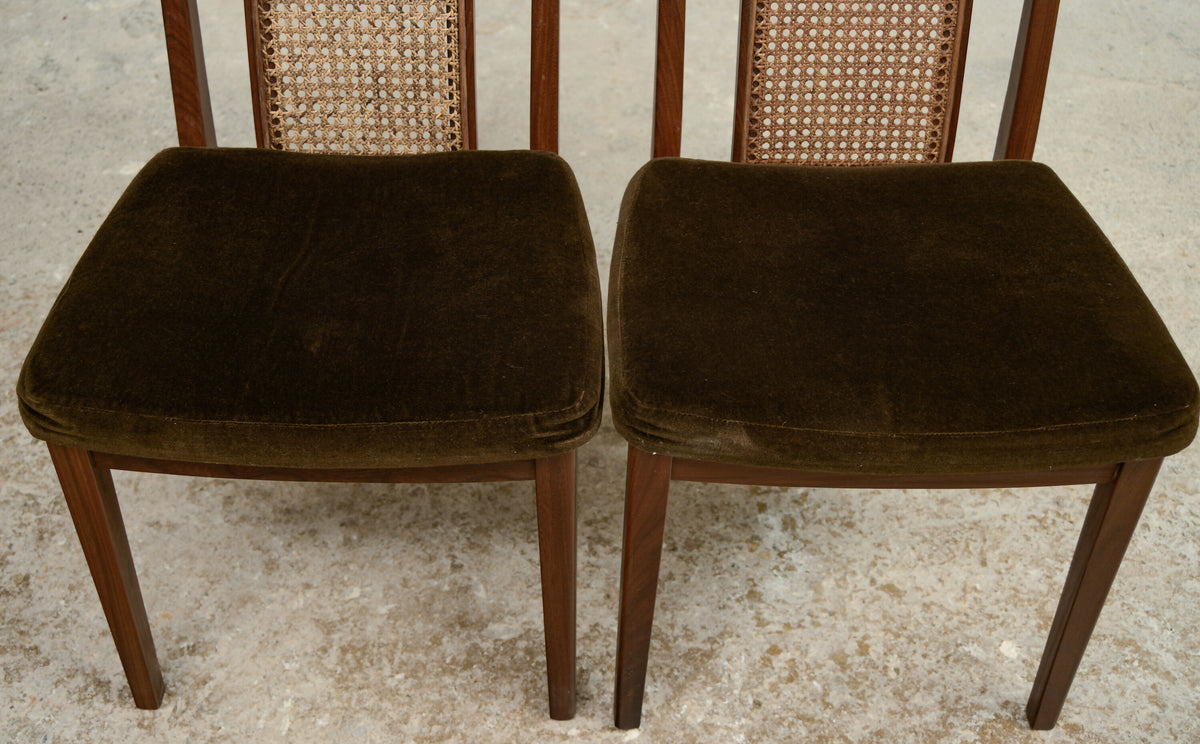 8 x G Plan Cane Bergere Dining Chairs - 1960s - 1970s