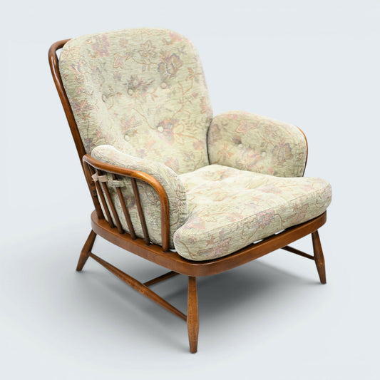 Ercol Jubilee Easy Chair Armchair Golden Dawn Good Webbing VGC FREE UK Delivery*