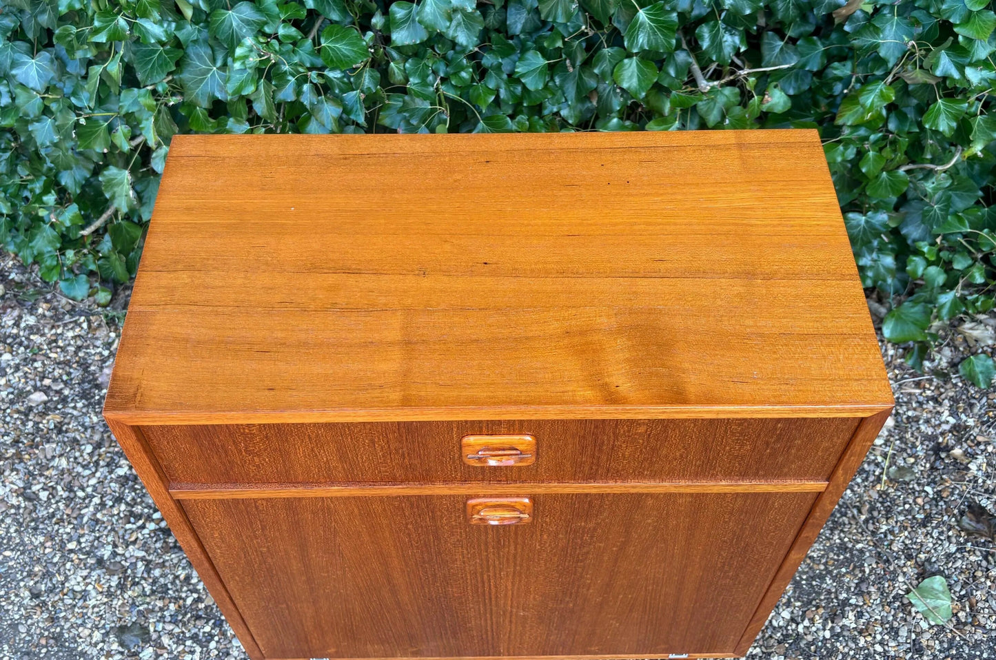 Vintage 1960's Danish Teak Drinks Cocktail Cabinet
