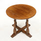 Old Charm Style Round Side Coffee Table Utility Furniture Stamp FREE Delivery. SBR8999/1504D