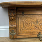 Coat Rack Antique French Carved Oak Wall Mounted 9 Hooks Rack Hanger LOT 6292
