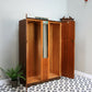 Lebus Double Wardrobe Vintage Retro with Mirror and Two Rails