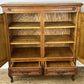 Cabinet Vintage French Louis XIV Oak Sideboard with Carved Cupboard LOT 6251