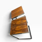 Mid-Century Modern Chrome and Teak side tables / bedside tables