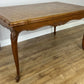 Dining Table Vintage French Louis XVI Carved Oak Extendable Table LOT 6357