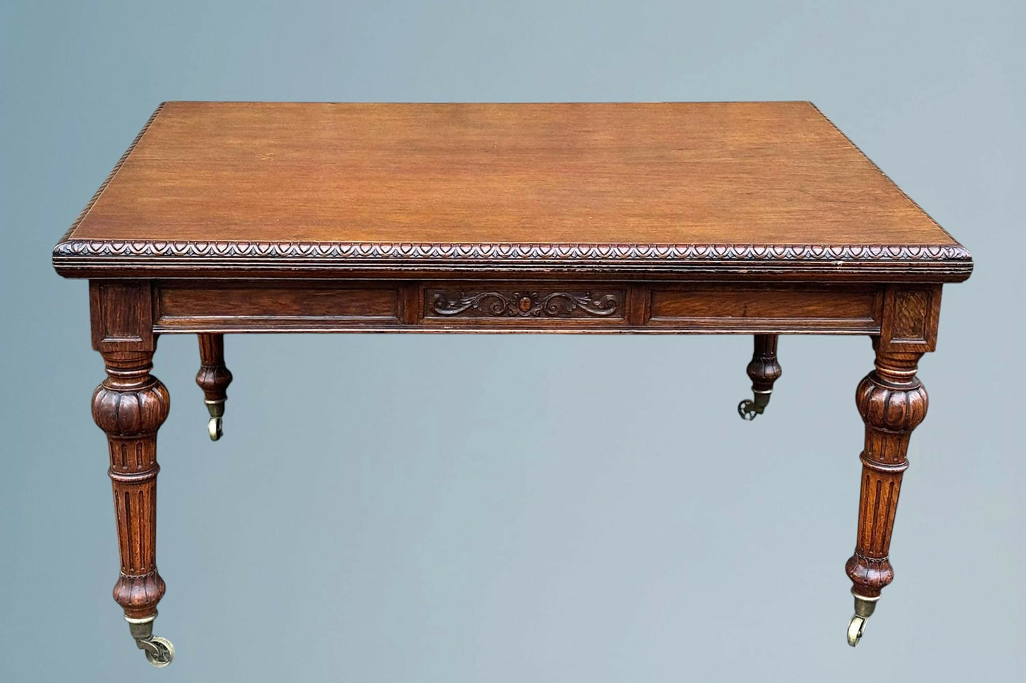 A Victorian Oak Dining Table or Centre Table