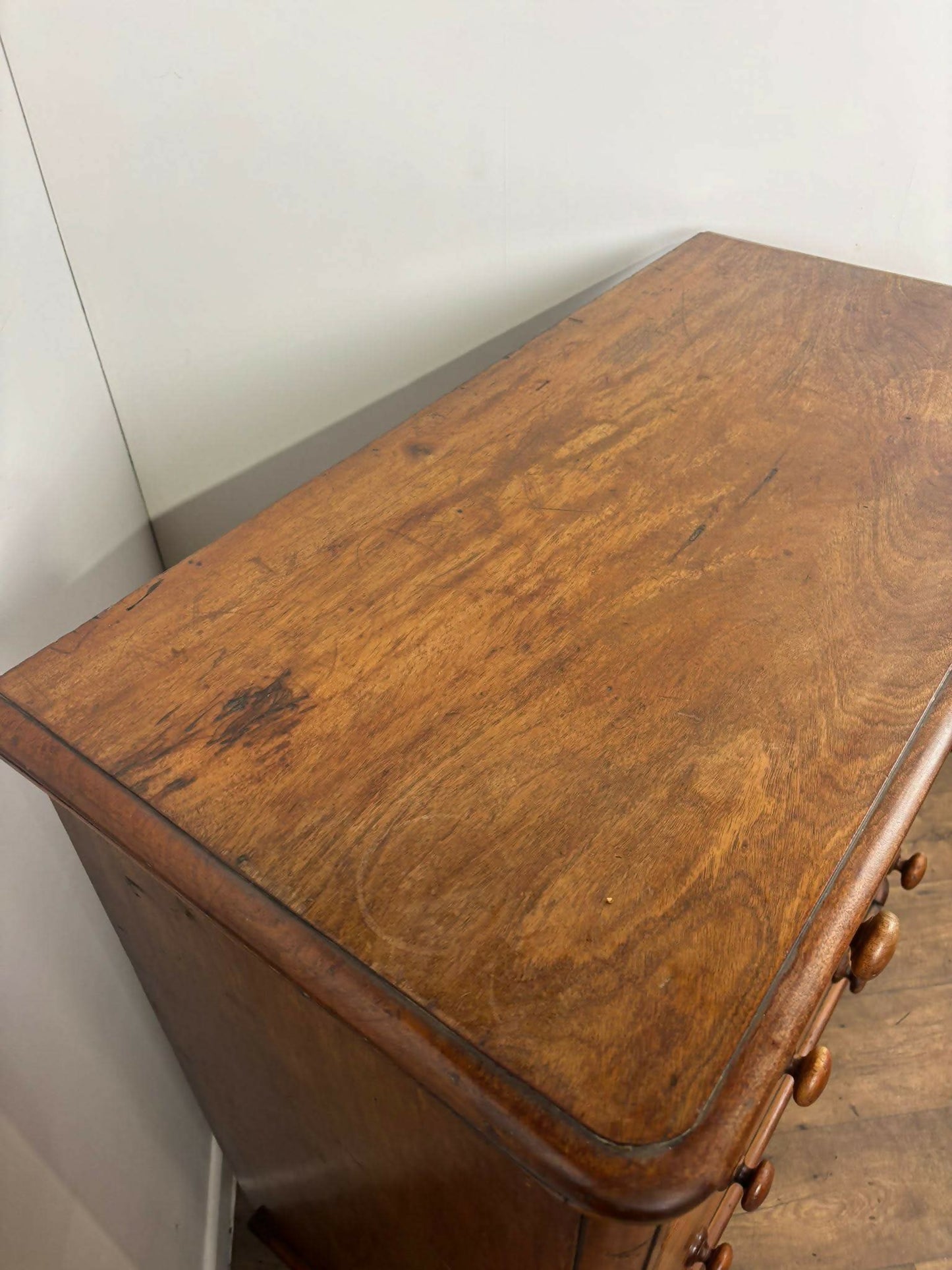 Victorian Mahogany Two Over Three Chest of Drawers