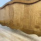 Bed Vintage French Louis XVI Double Bed Frame Oak Carved Headboard LOT 6459