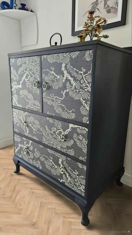 Asian Style Cabinet With Drawers