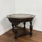 Early Victorian Heavily Carved Oak Octagonal Centre Table
