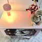 Pink Nursery Chest of Drawers – Bunny Ballerina Dresser, Upcycled MCM Kids Storage, Whimsical Baby Girl Bedroom Furniture