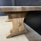 Bleached Oak Farmhouse Dining Table