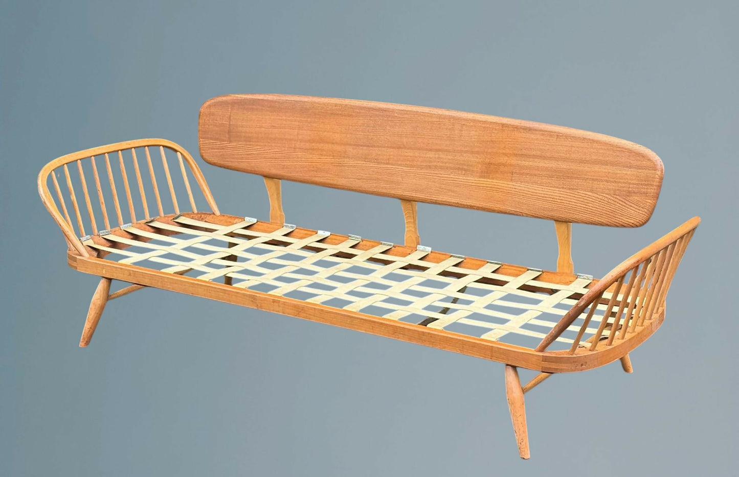 Mid Century Ercol Studio Couch Day Bed Sofa Blonde