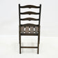 Set of 4 1970s Ercol Ladderback Dining Chairs Dark Finish FREE UK Delivery*. SBR10308/0804E