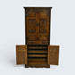 Old Charm Cocktail/Wine Cabinet With Wine Rack For 24 Bottles FREE UK Delivery